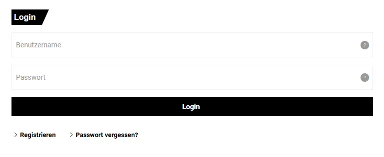 Anmeldung im INTERWETTEN CASINO

